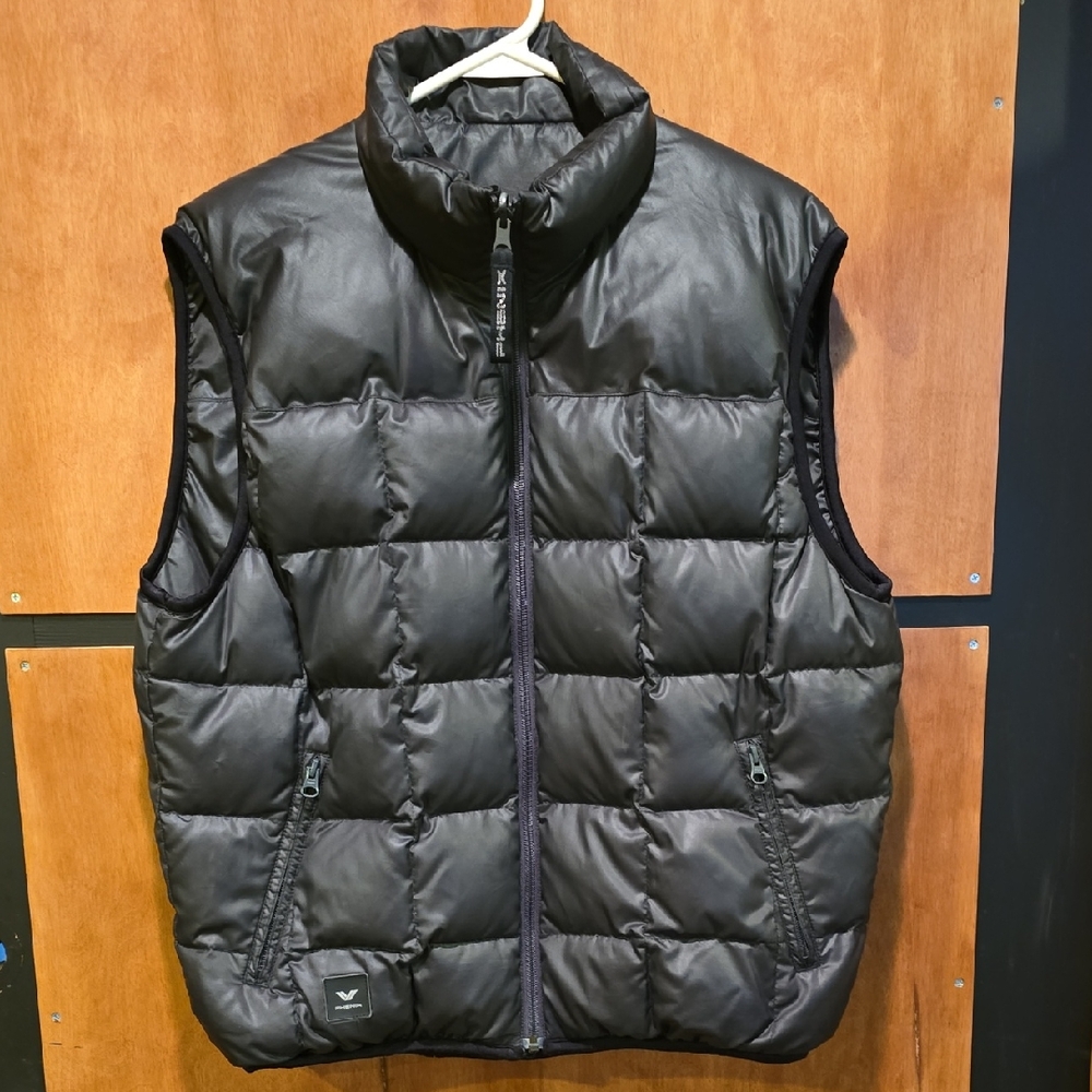 Phenix Black Reversable Puffer Vest for Men